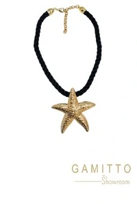 Colar Estrela em Banho Ouro