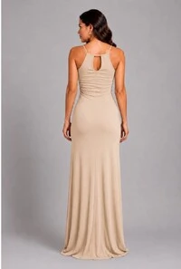 Vestido Longo em Camurça