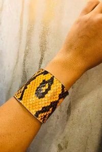 Bracelete Esmaltado em Banho Prata