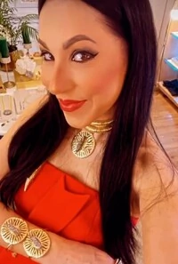 Gargantilha Drusa em Banho Ouro