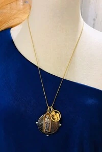 Colar Oração em Mix de Banhos