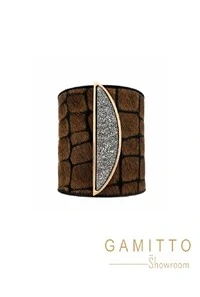 Bracelete Drusa em Banho Ouro
