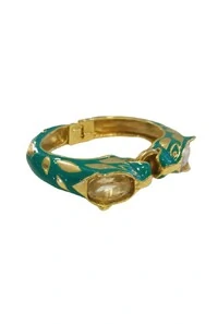 Bracelete Esmaltado em Banho Ouro