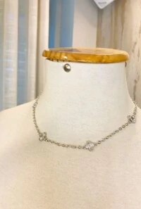 Colar em Banho Prata