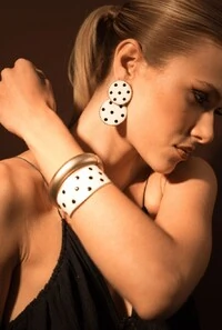 Bracelete Poá em Banho Ouro