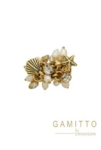 Duo Anéis em Banho Ouro Vintage