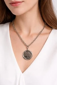 Colar Árvore Da Vida em Banho Prata