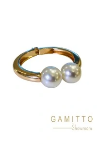 Bracelete Pérolas em Banho Ouro