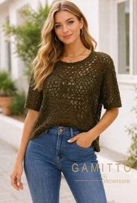 Blusa em Renda Verde