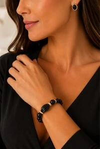Pulseira Pedras em Banho Ouro