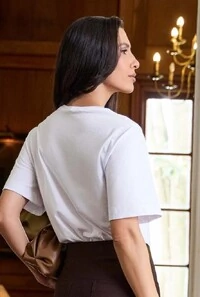 T-Shirt Estampada em Malha