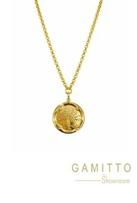 Colar Árvore da Vida em Banho Ouro