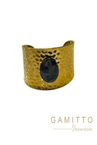 Bracelete Pedra em Banho Ouro