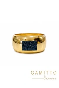 Bracelete Drusa em Banho Ouro
