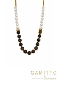 Colar Pérolas em Banho Ouro