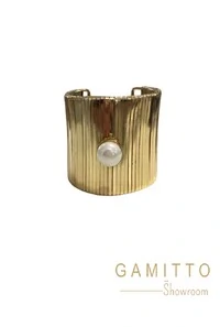 Bracelete Pérola em Banho Ouro