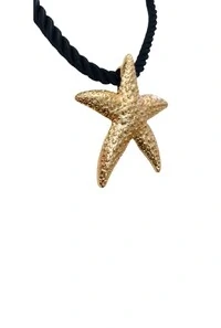 Colar Estrela em Banho Ouro