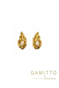 Brinco Pérola em Banho Ouro