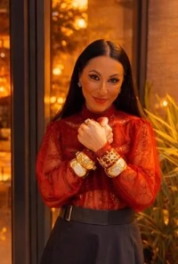 Bracelete Drusa em Banho Ouro