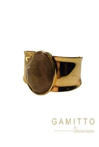 Bracelete Pedra em Banho Ouro