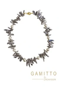 Colar Pérolas em Banho Ouro