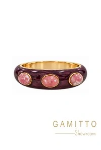 Bracelete Pedras em Banho Ouro