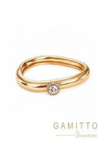 Bracelete Cristais em Banho Ouro