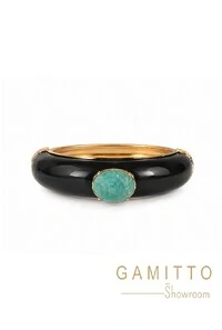 Bracelete Esmaltação em Banho Ouro