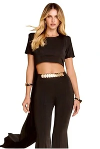 Blusa Capa Longa