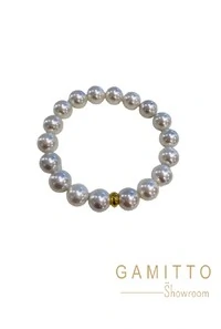 Pulseira Pérolas em Banho Ouro