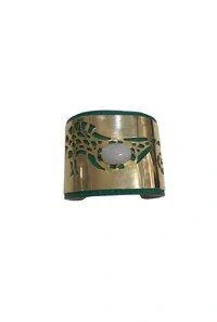 Bracelete Pedra em Banho Ouro