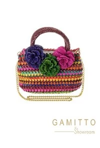 Bolsa Colorida Com Flores