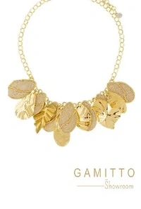 Colar Mini Pérolas em Banho Ouro