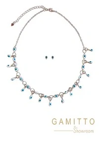 Colar Olho Grego em Banho Prata