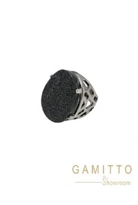 Anel Drusa em Banho Grafite