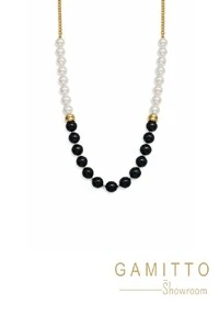 Colar Pérolas em Banho Ouro