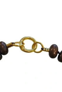 Colar Pedras em Banho Ouro