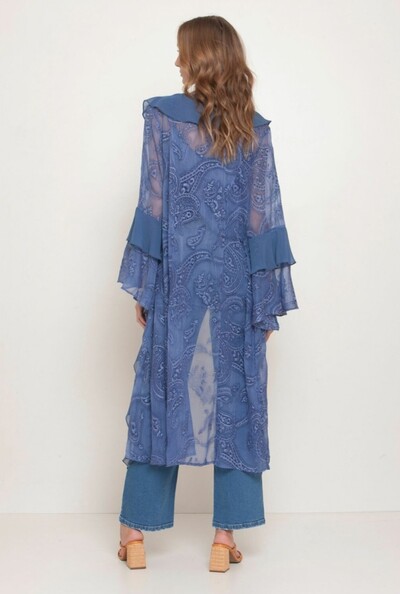 FotoKimono Longo com Babados