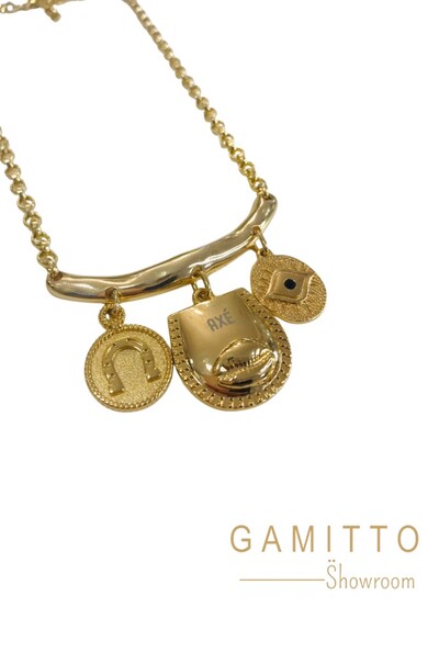 Foto Colar Axé em Banho Ouro