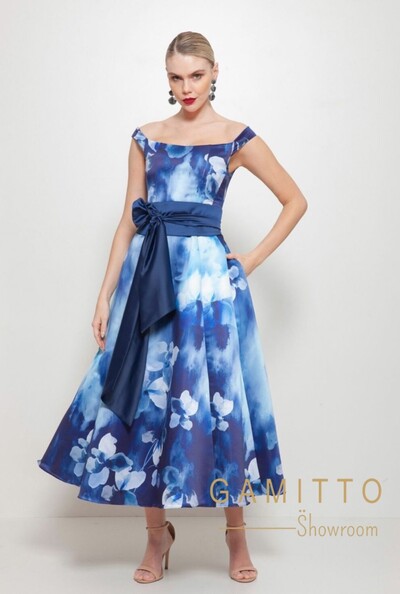 Foto Vestido Midi Estampado