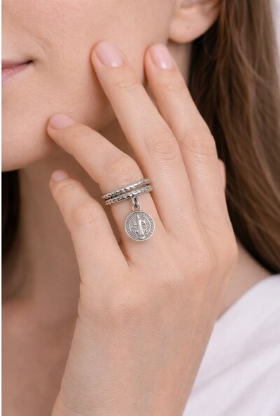 FotoAnel Árvore da Vida em Banho Prata