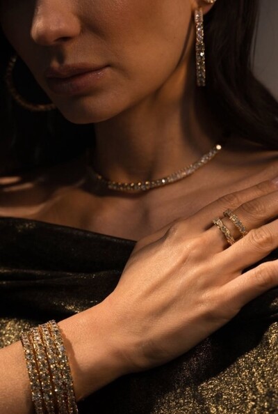 FotoColar Zircônias em Banho Prata