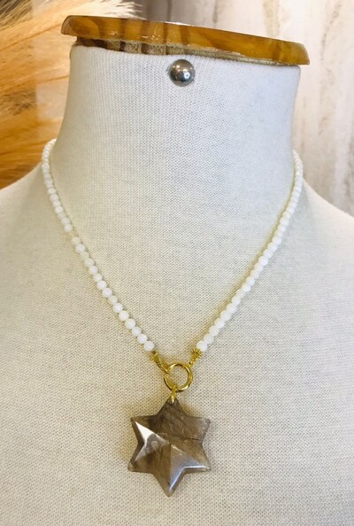 FotoColar Pérola Estrela em Banho Ouro