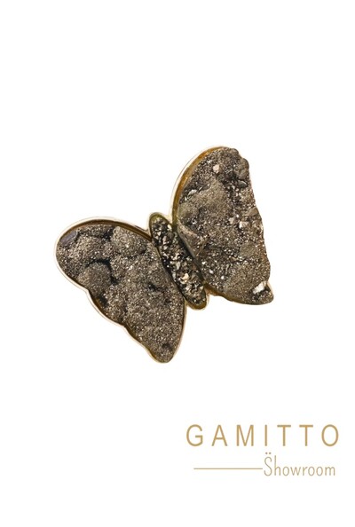 Foto Presilha de Cabelo Drusa em Banho Ouro