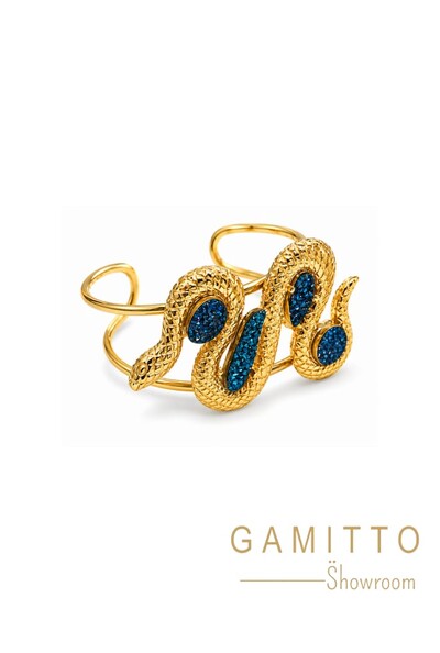 Foto Bracelete Drusa em Banho Ouro
