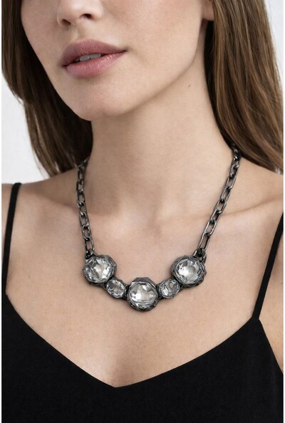 FotoColar Cristais em Banho Grafite