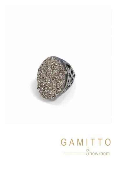 Foto Anel Drusa em Banho Grafite