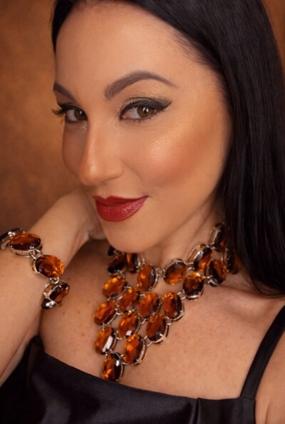 Foto Pulseira Cristais em Banho Prata