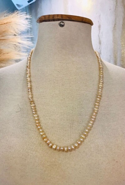 FotoColar Pérola de Água Doce em Banho Ouro