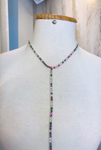 FotoColar Gravata em Banho Prata